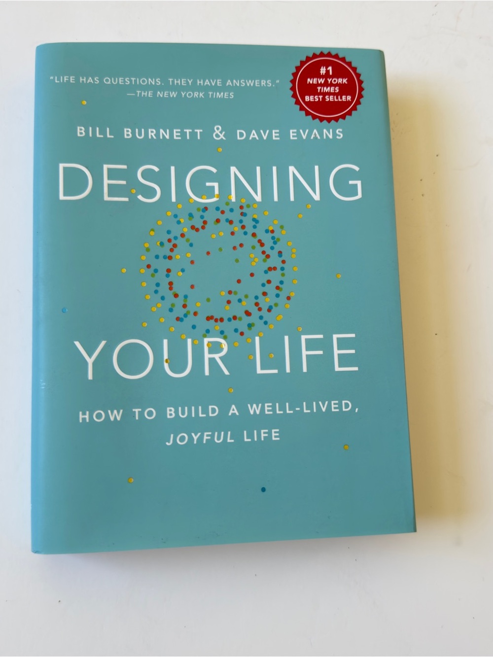 Designing Your Life by Bill Burnett & Dave Evans — Teal Hardcover